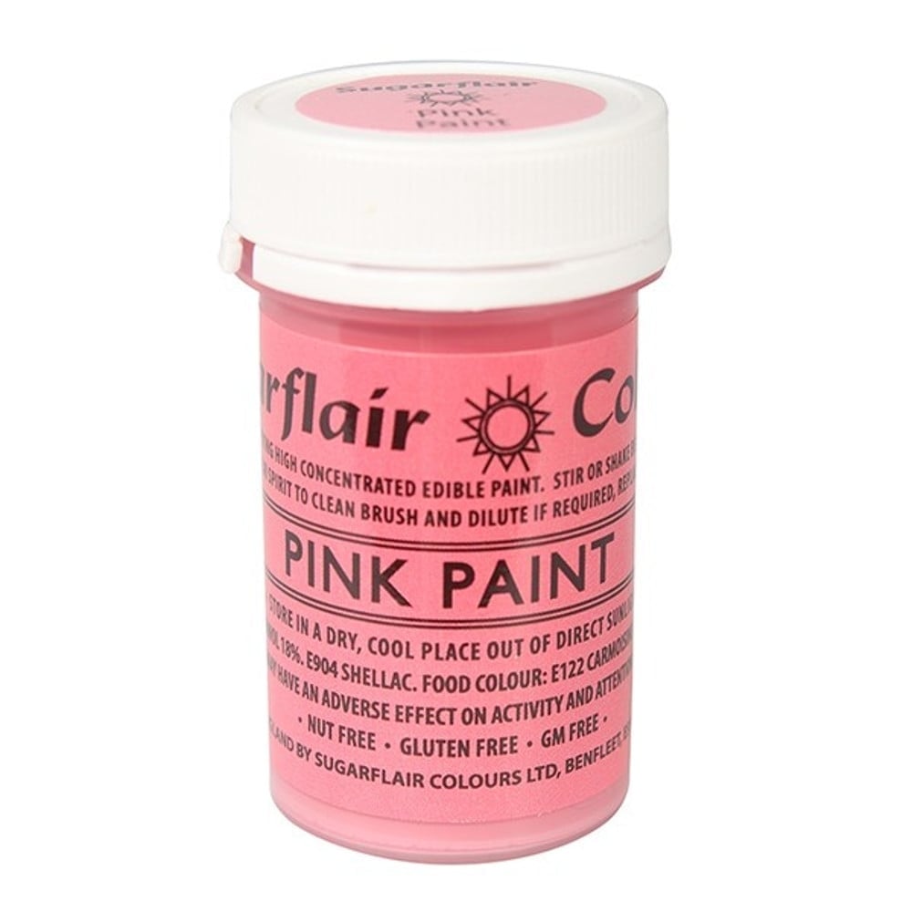 Pink Edible Matt Paint 20g - Sugarflair