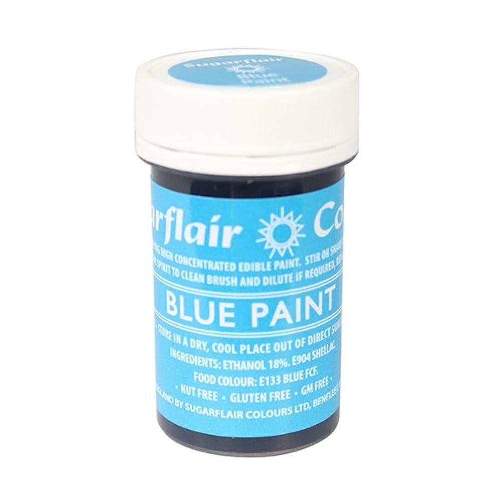 Blue Edible Matt Paint 20g - Sugarflair