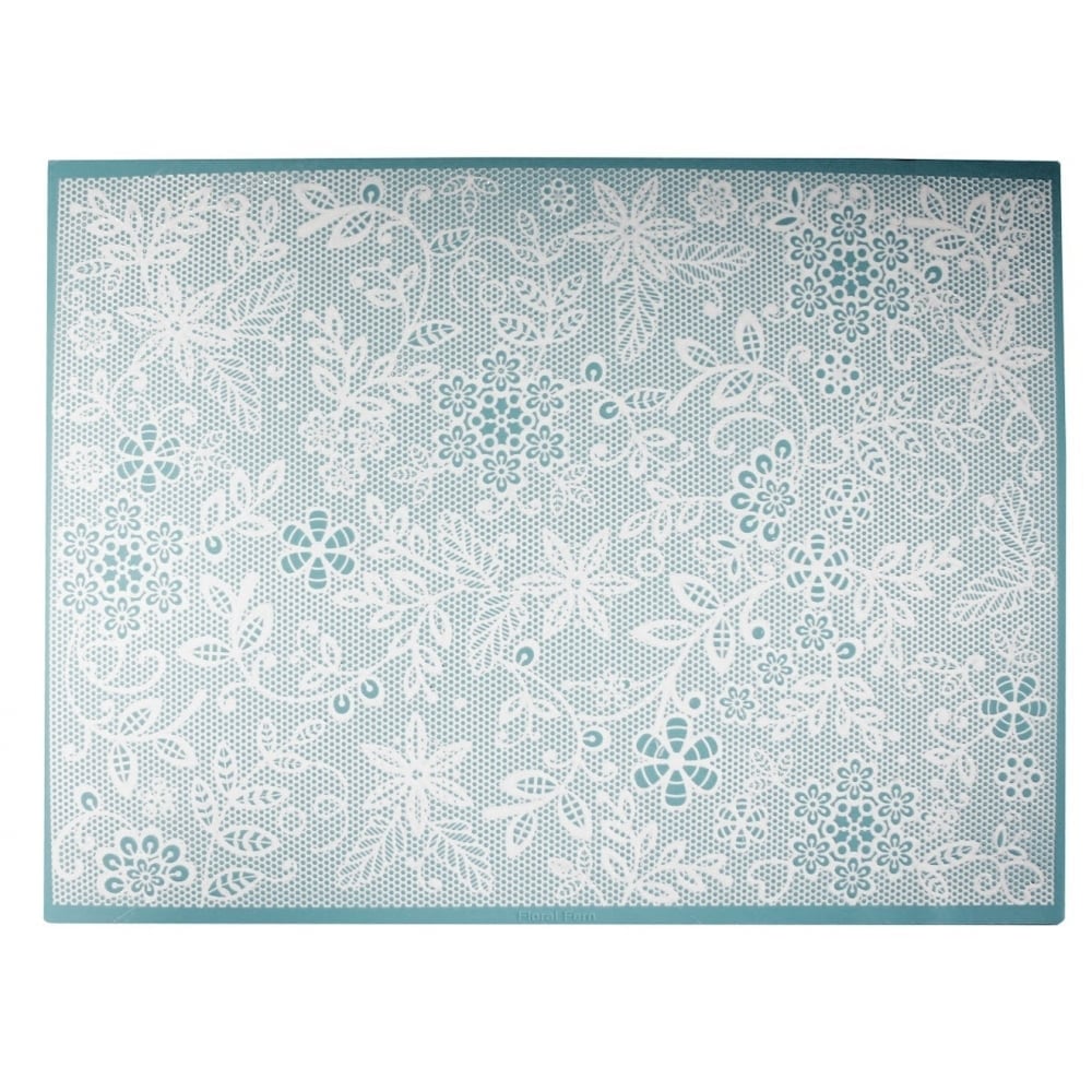 Floral Fern - Large Lace Mat & Planet Fluff