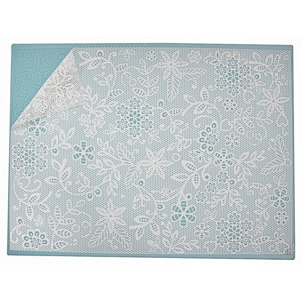 Floral Fern - Large Lace Mat & Planet Fluff