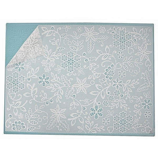 Floral Fern - Large Lace Mat & Planet Fluff