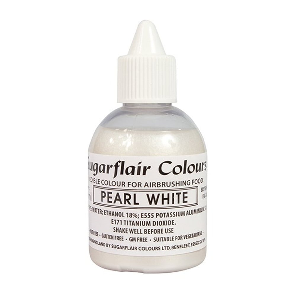 Pearl White - Airbrush Colour 60ml - Sugarflair