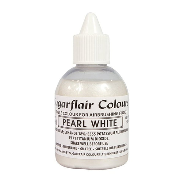 Pearl White - Airbrush Colour 60ml - Sugarflair