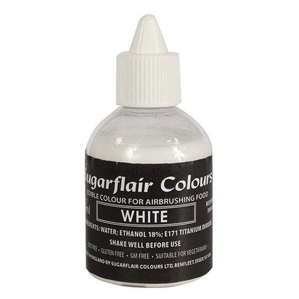White - Airbrush Colour 60ml - Sugarflair
