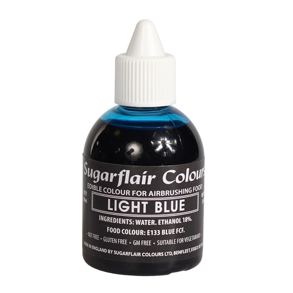 Light Blue - Airbrush Colour 60ml - Sugarflair