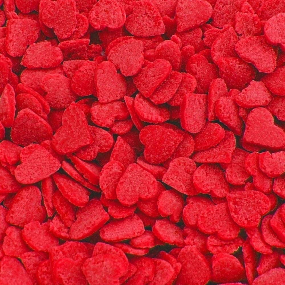 Red Heart Confetti Sprinkles 65g