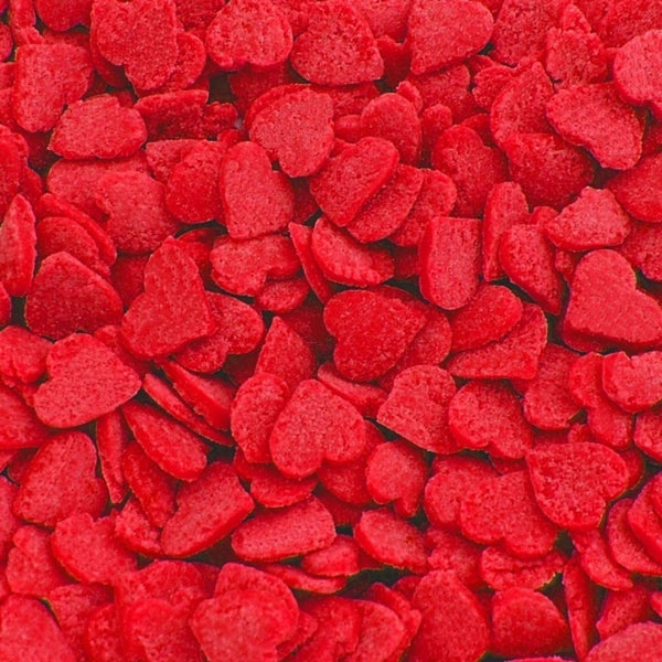 Red Heart Confetti Sprinkles 65g