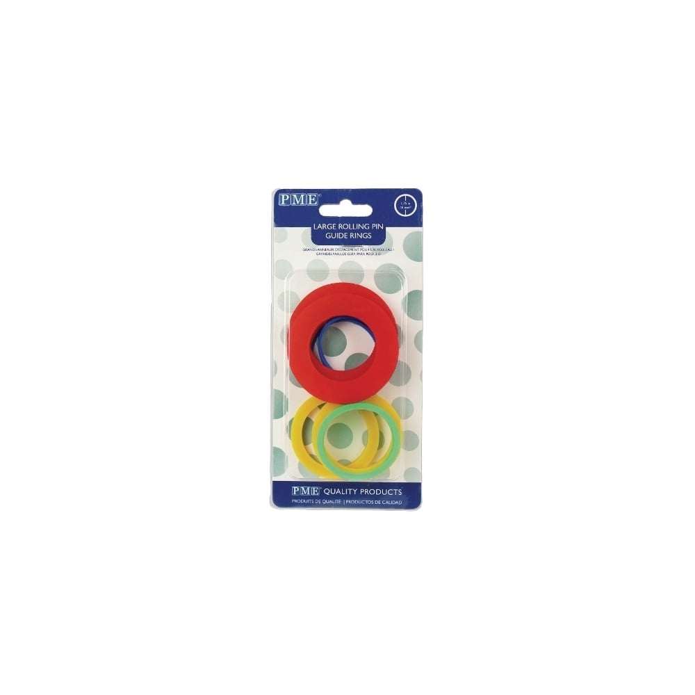 Large Rolling Pin Guide Rings Set Of 4
