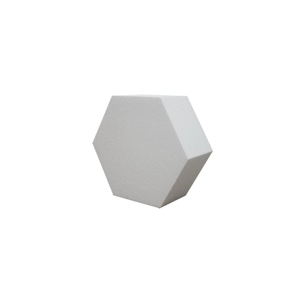 Hexagon 4 Inch Deep Professional Cake Dummy - Choose A Size