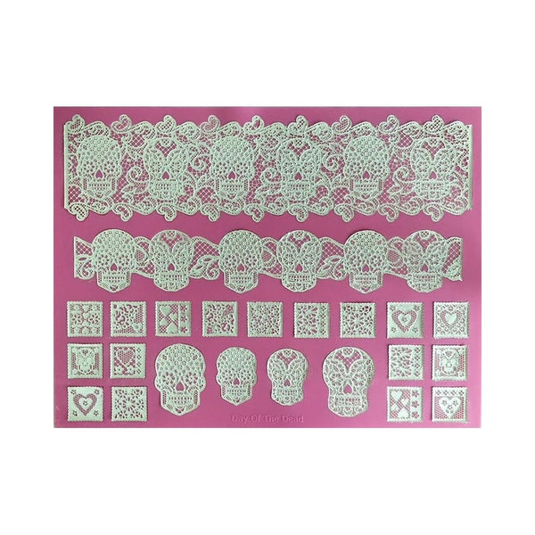 Day Of The Dead - Large Lace Mat