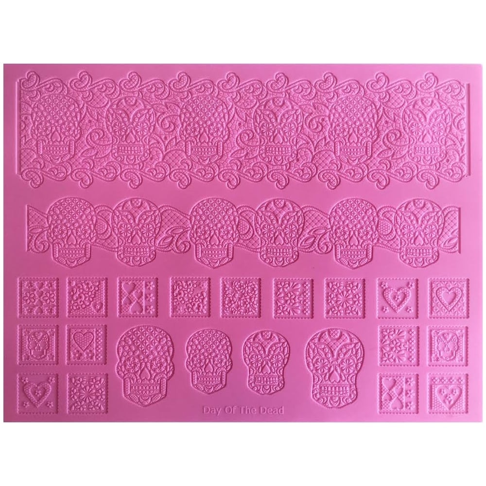 Day Of The Dead - Large Lace Mat