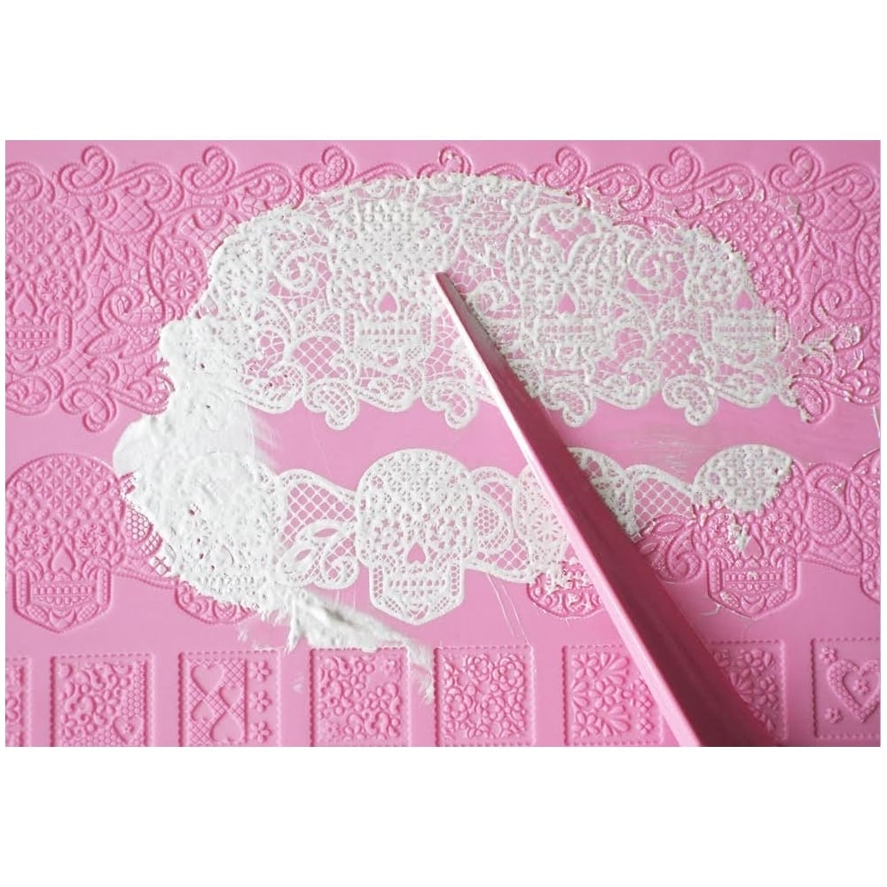 Day Of The Dead - Large Lace Mat