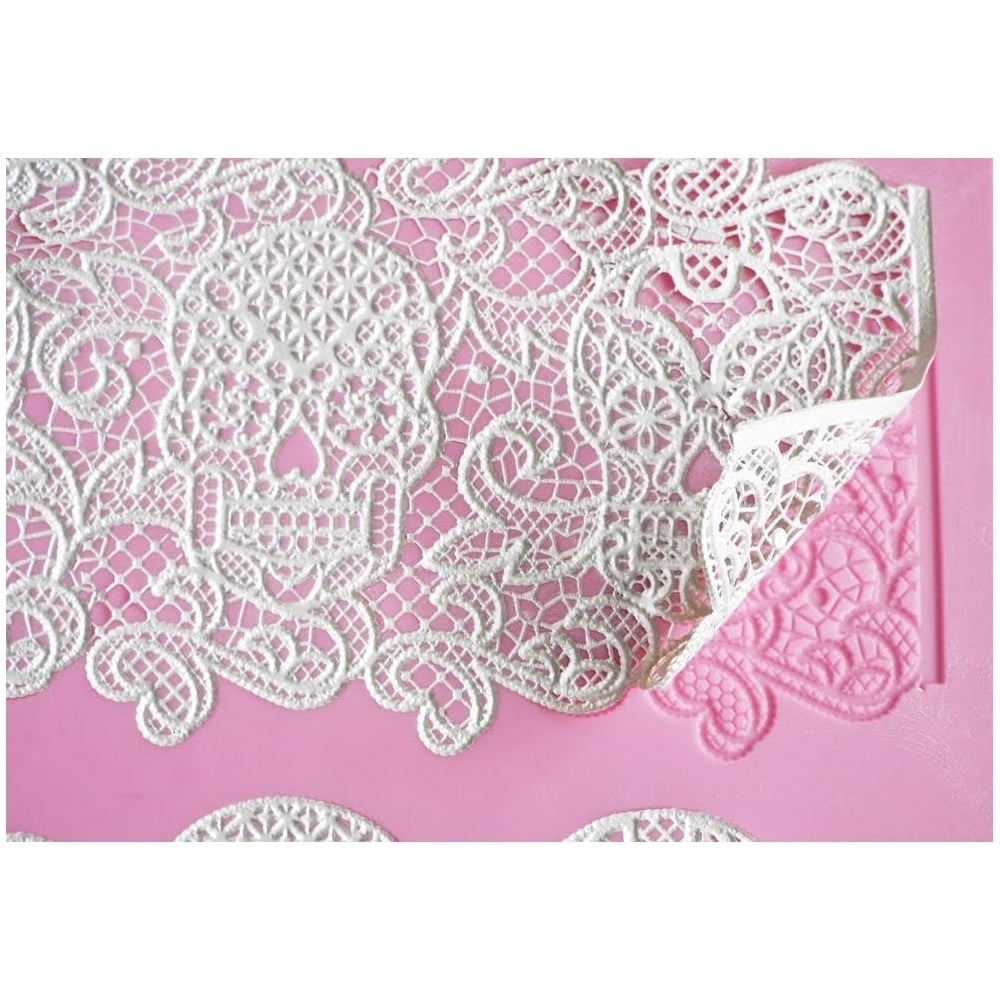 Day Of The Dead - Large Lace Mat