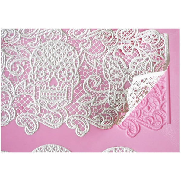 Day Of The Dead - Large Lace Mat