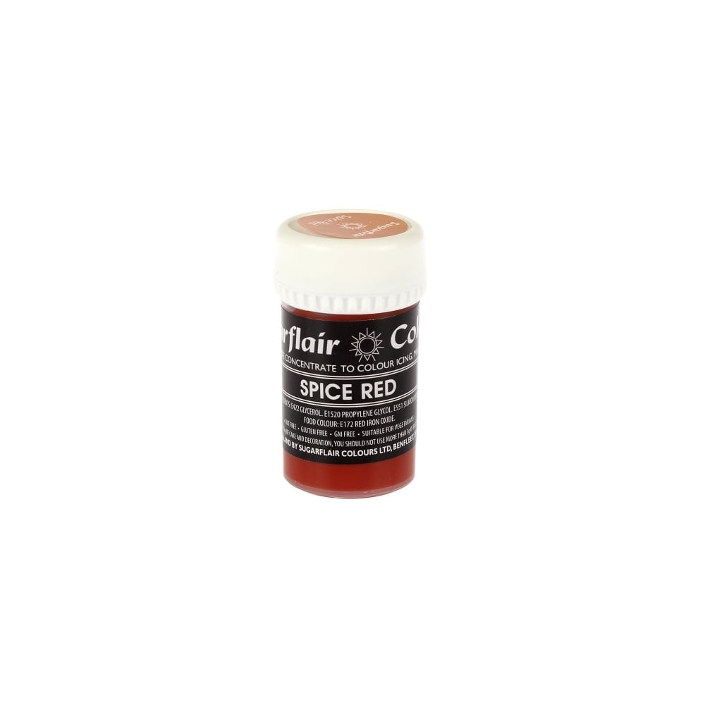 Spice Red Pastel Paste Concentrate Colouring - Sugarflair