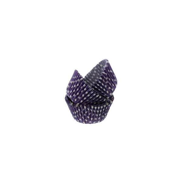 Purple Spotty - Baking Cases x 50 Cups