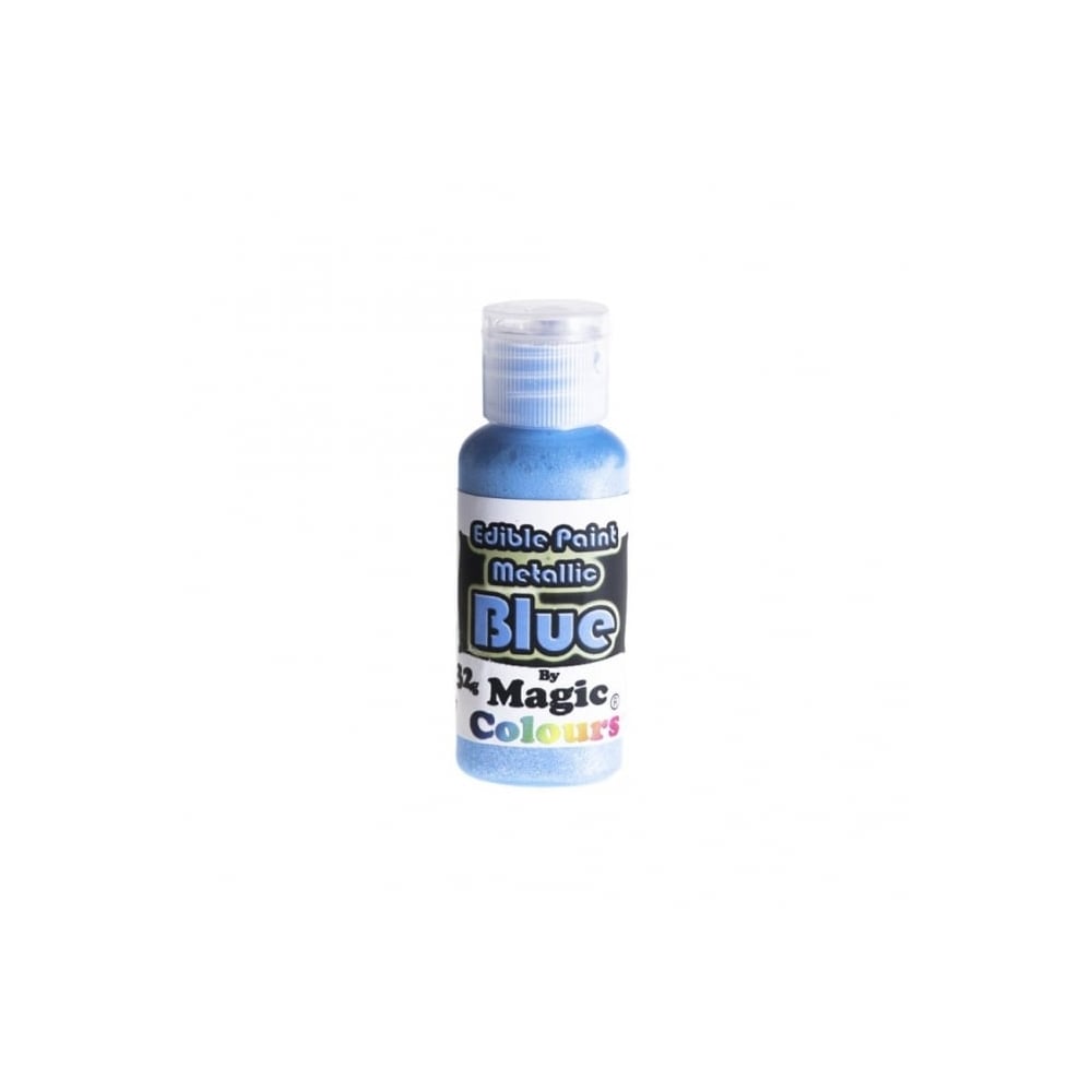 Metallic Edible Paint 32g - Choose A Colour - Blue