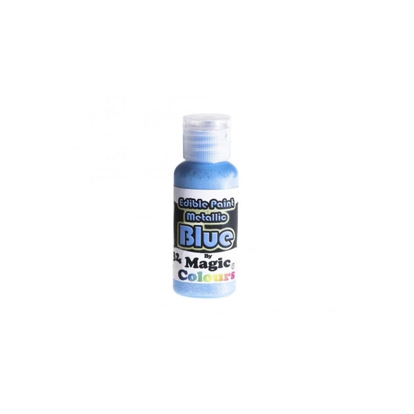 Metallic Edible Paint 32g - Choose A Colour - Blue