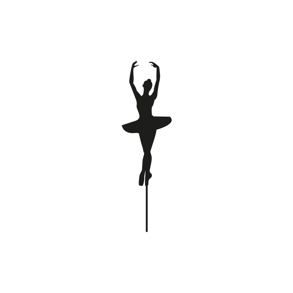 Ballerina Cake Topper - Choose A Finish