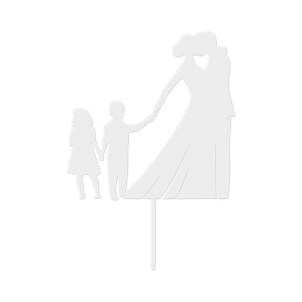 Wedding Family Cake Topper - Choose A Finish