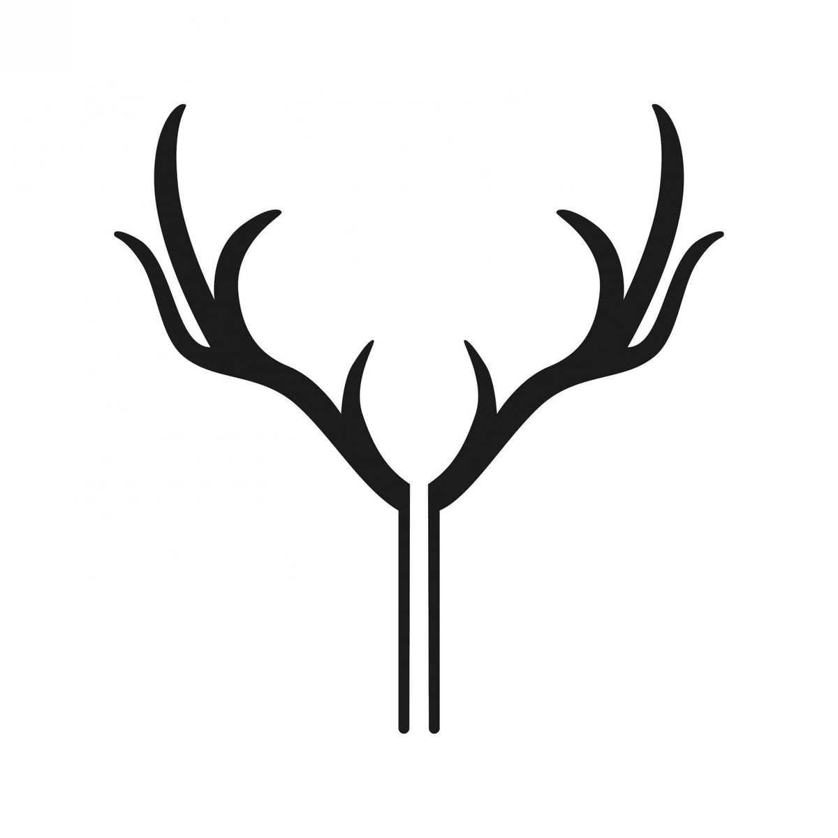 Antlers Cupcake Toppers - Choose A Finish