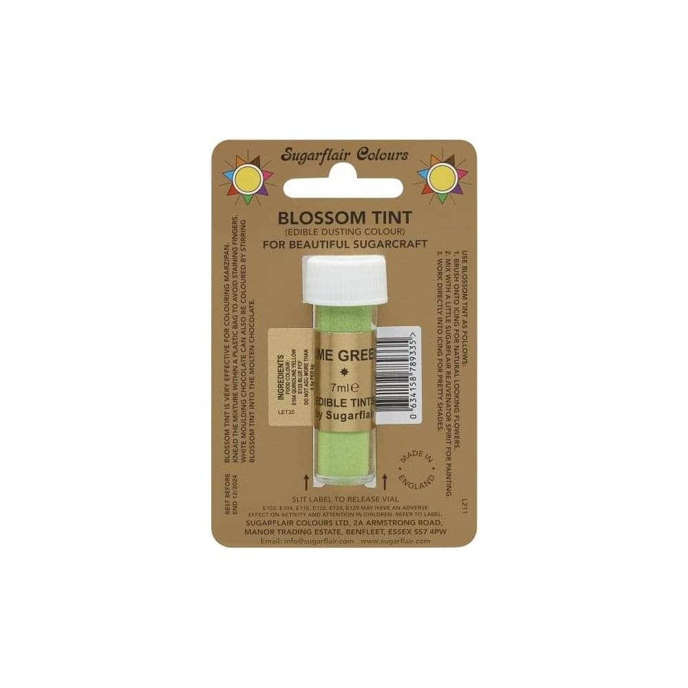 Lime Green - Blossom Tint Dusting Colour 7ml - Sugarflair