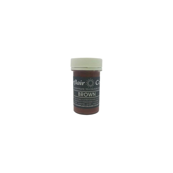 Brown Pastel Paste Concentrate Colouring 25g - Sugarflair