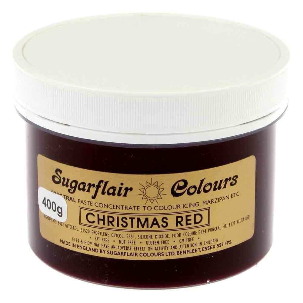 Christmas Red - Spectral Paste Concentrate Colouring 400g - Sugarflair