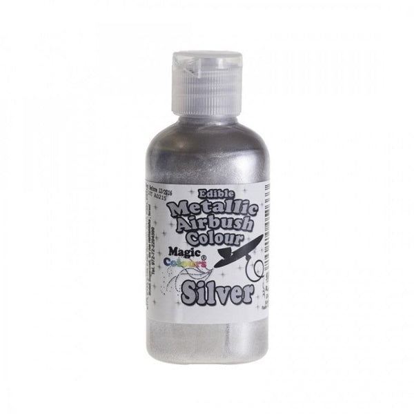 Metallic Airbrush Colours - 55ml - Choose A Colour - Silver