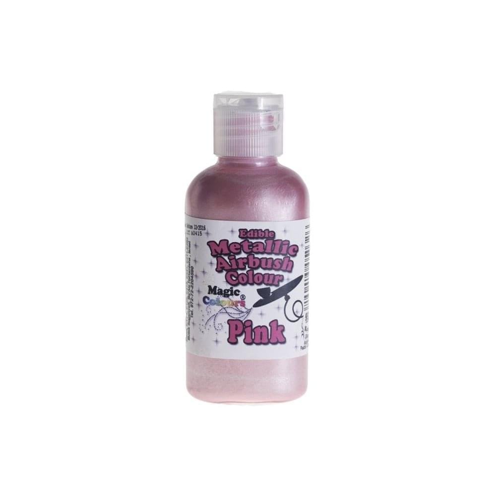 Metallic Airbrush Colours - 55ml - Choose A Colour - Pink