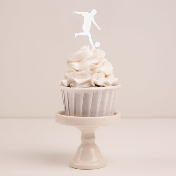 Footballer Cupcake Toppers - Choose A Finish