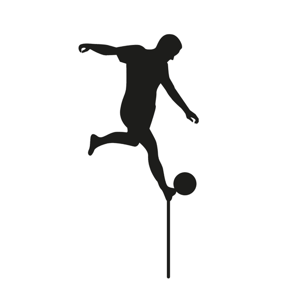 Footballer Cupcake Toppers - Choose A Finish