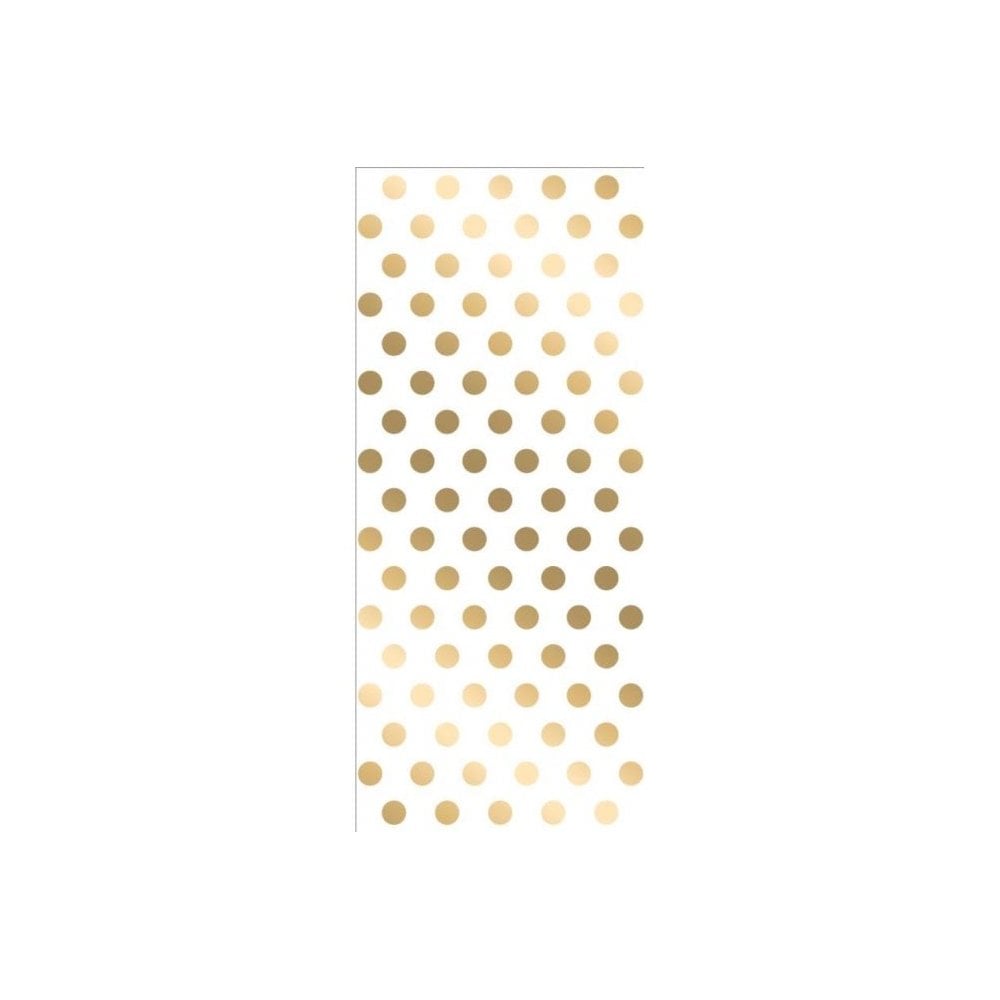 Gold Polka Dot Treat Bags With Twist Ties x20 - Anniversary House