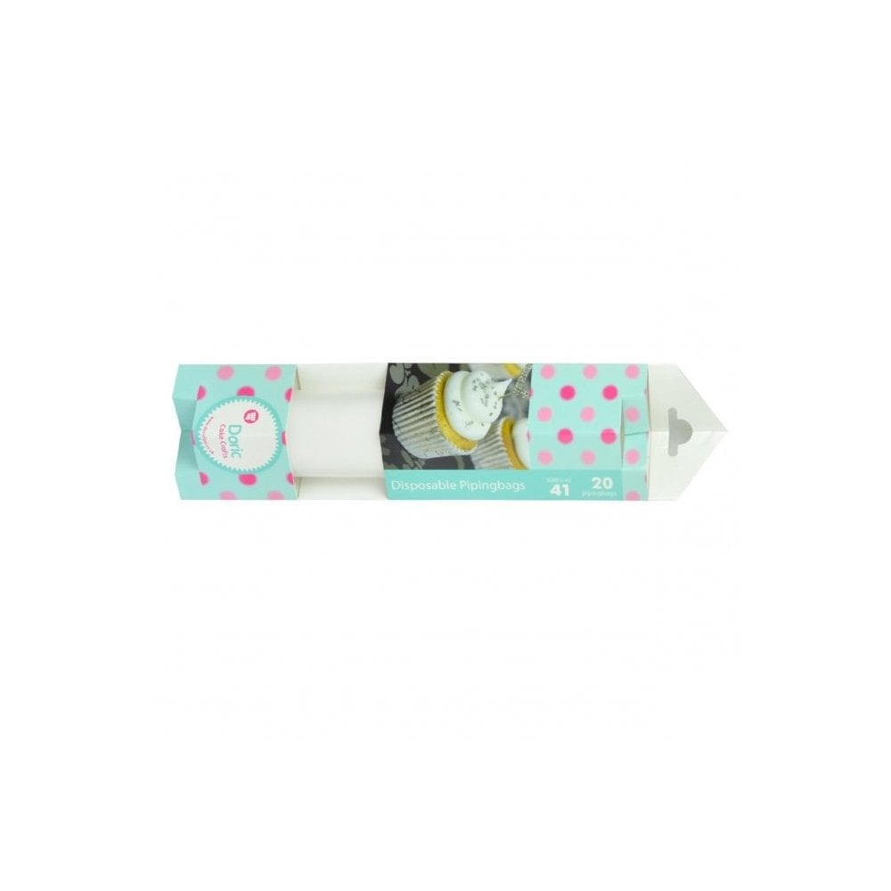 Clear Plastic Piping Bags x 20