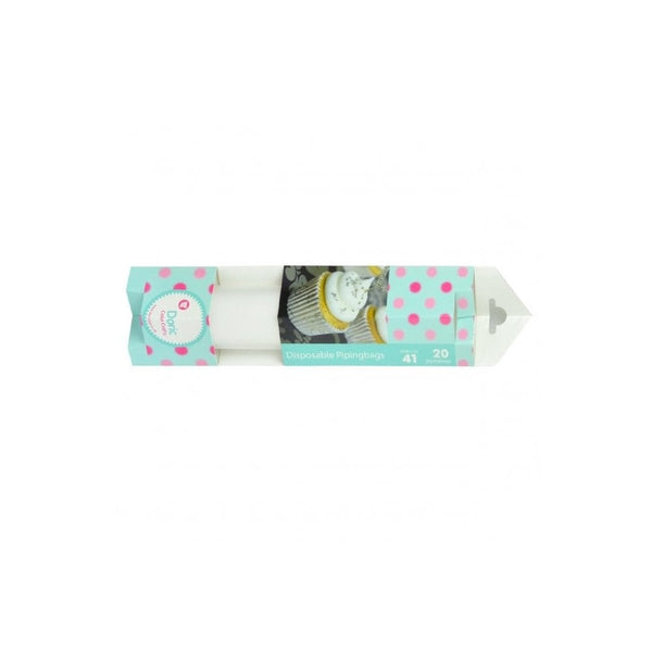 Clear Plastic Piping Bags x 20