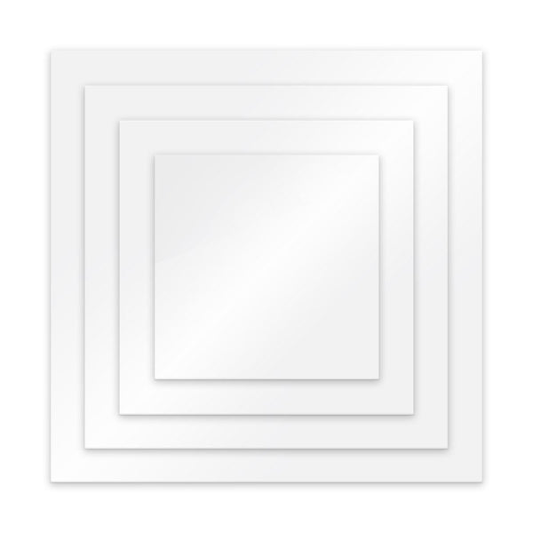Set of 2 Square Acrylic Ganache Plates