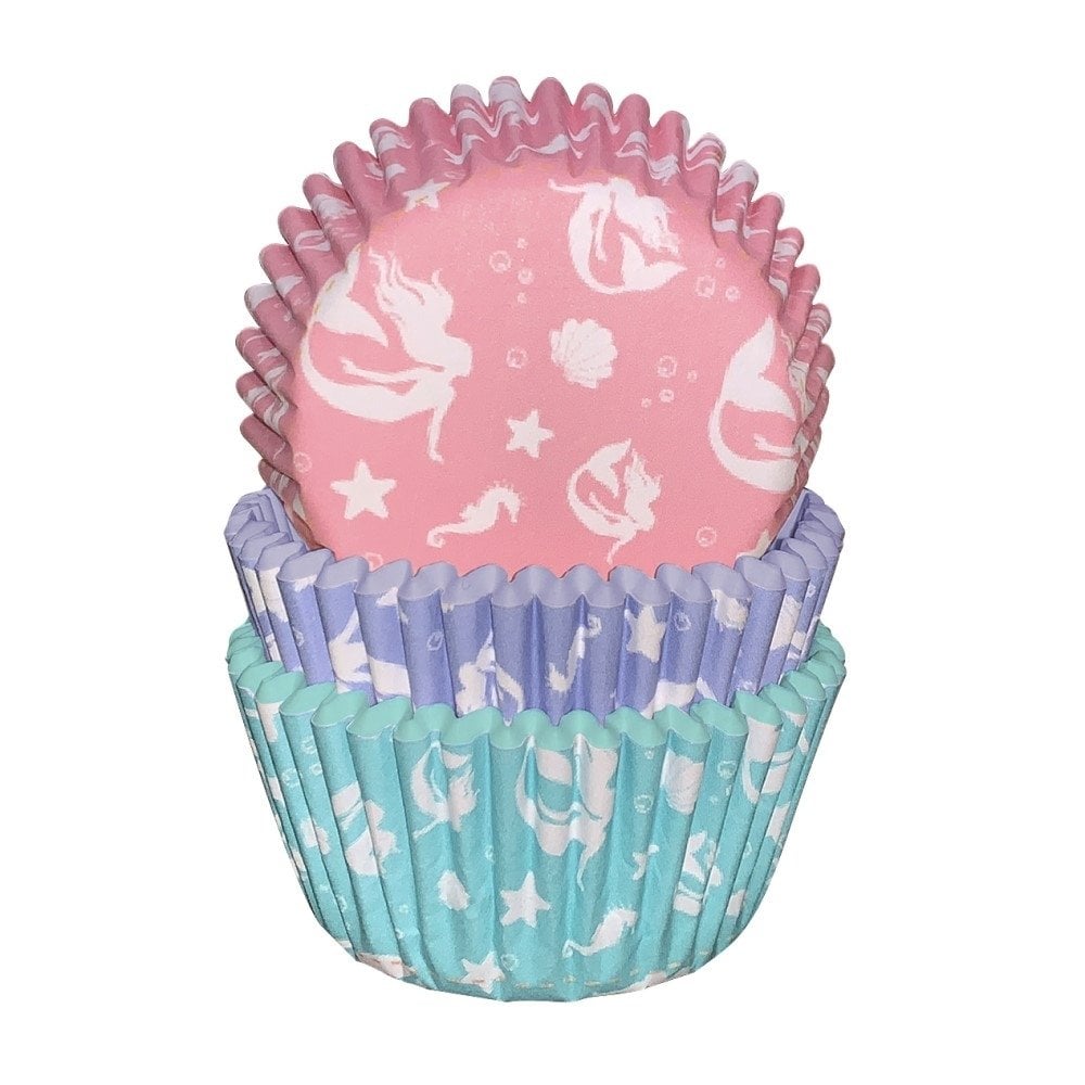 Mermaid - Baking Cases x 75 - Anniversary House