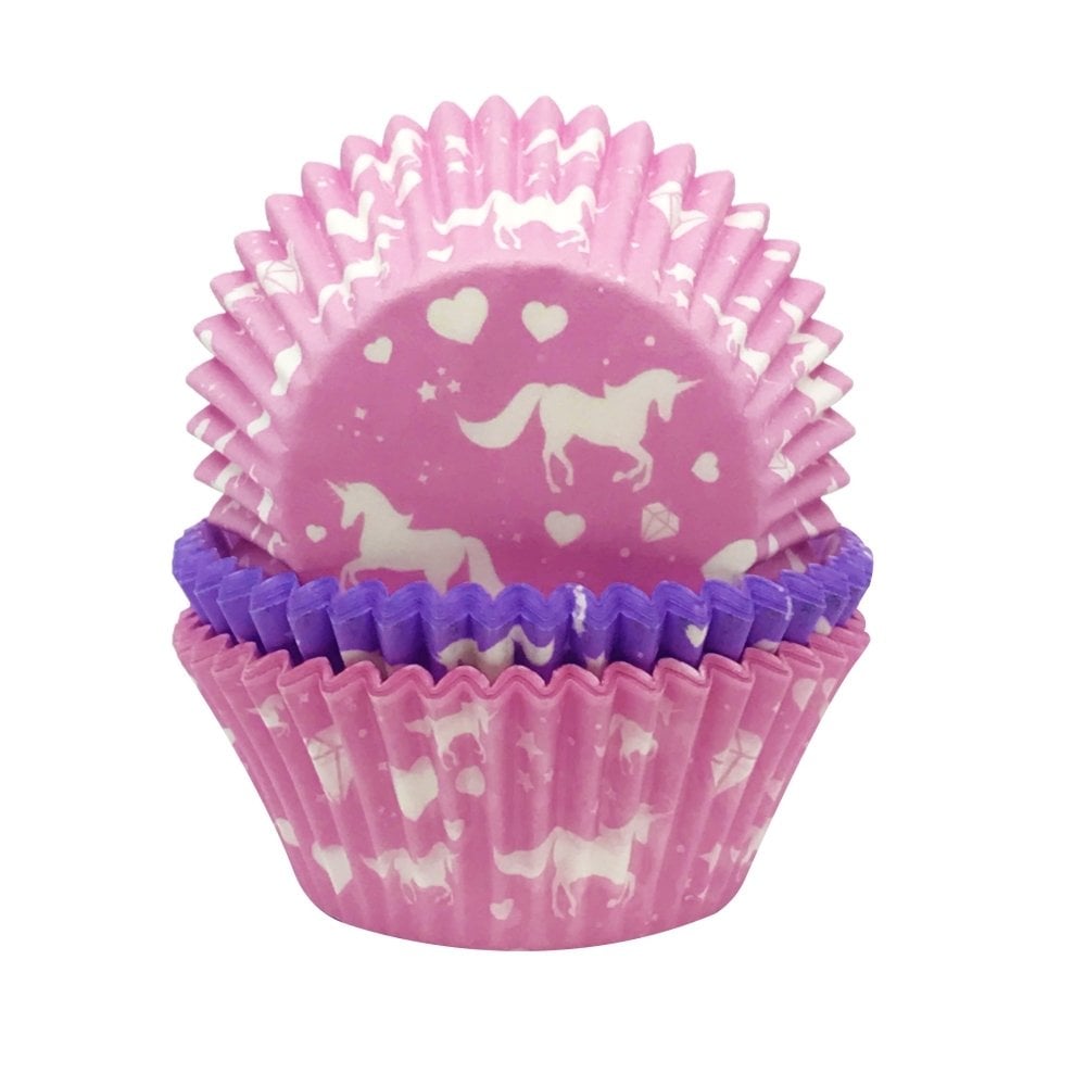 Unicorn Cupcake Cases x 75 - Anniversary House