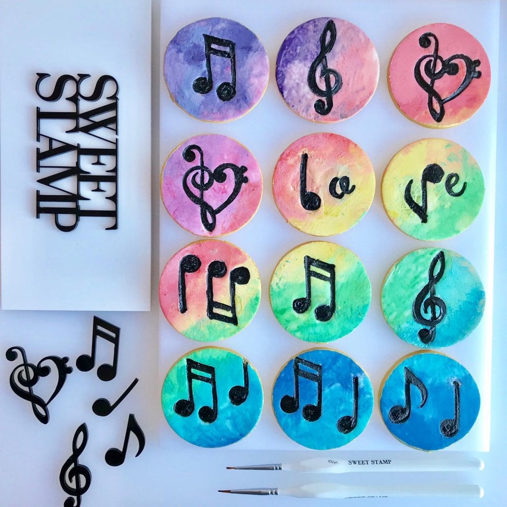 Music Notes Embossing Set
