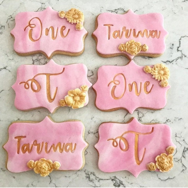 Curly Letters Embossing Set