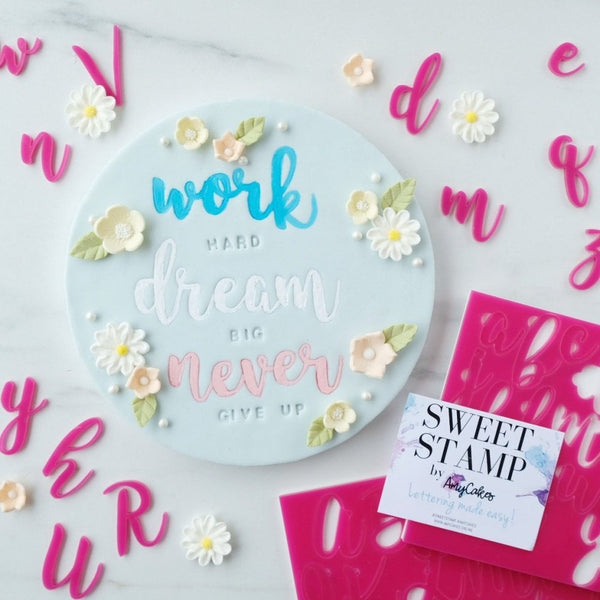 Handwritten Letters Embossing Set