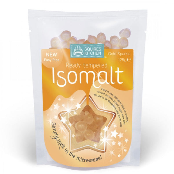 Gold Sparkle -Ready Tempered Isomalt 125g