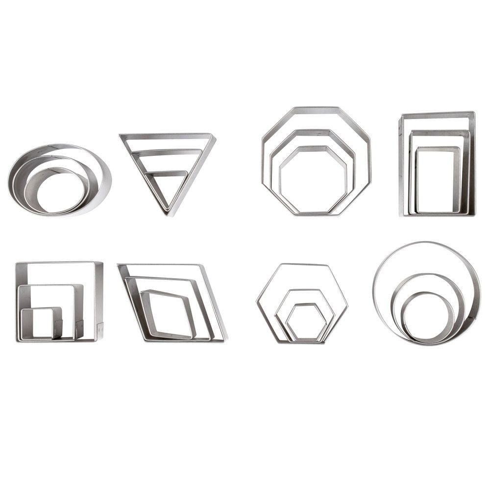 Geometric Shapes Cutter Set x 24 - Ateco