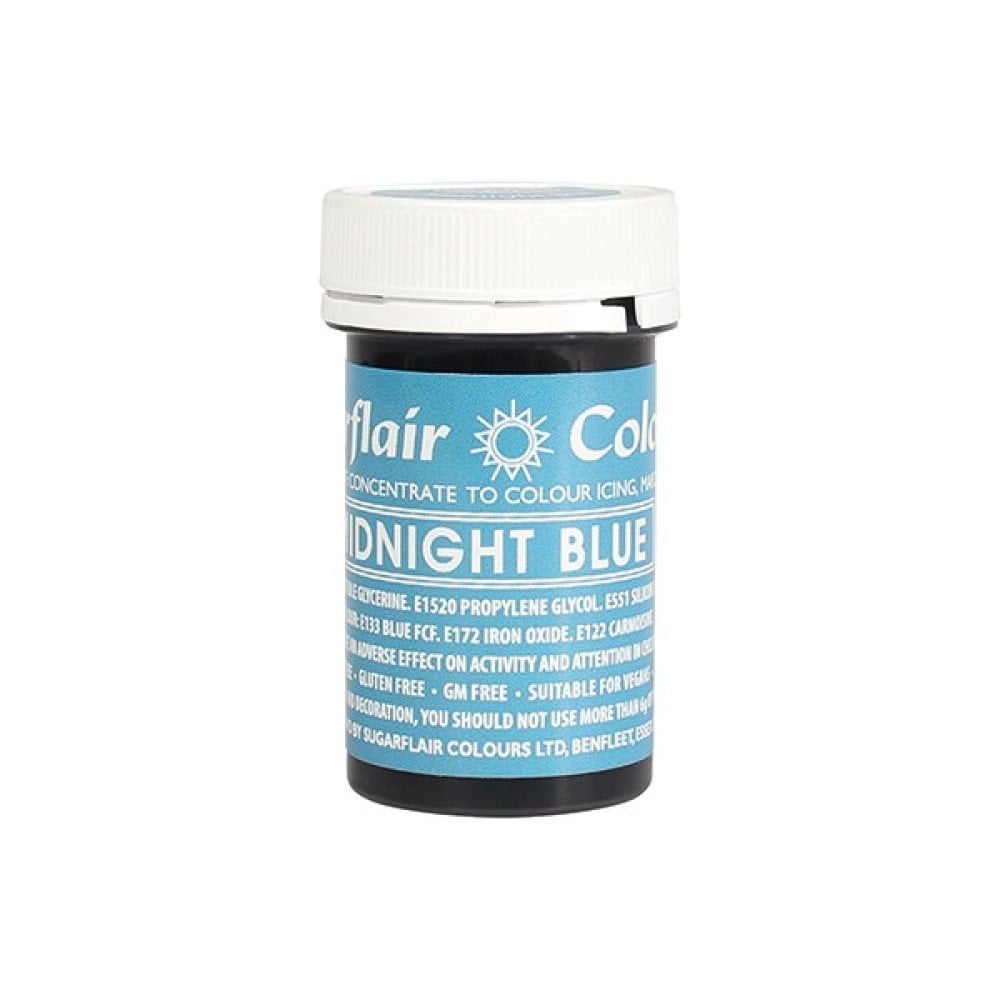 Midnight Blue - Spectral Paste Concentrate Colouring 25g - Sugarflair