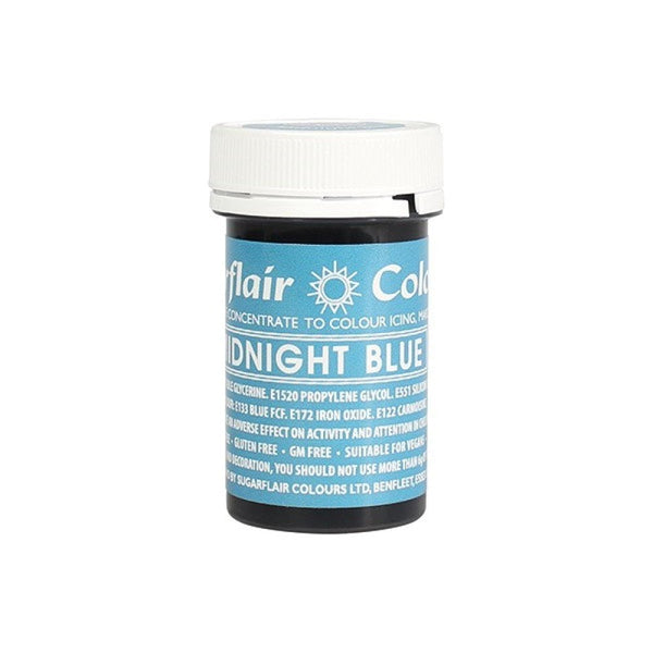 Midnight Blue - Spectral Paste Concentrate Colouring 25g - Sugarflair