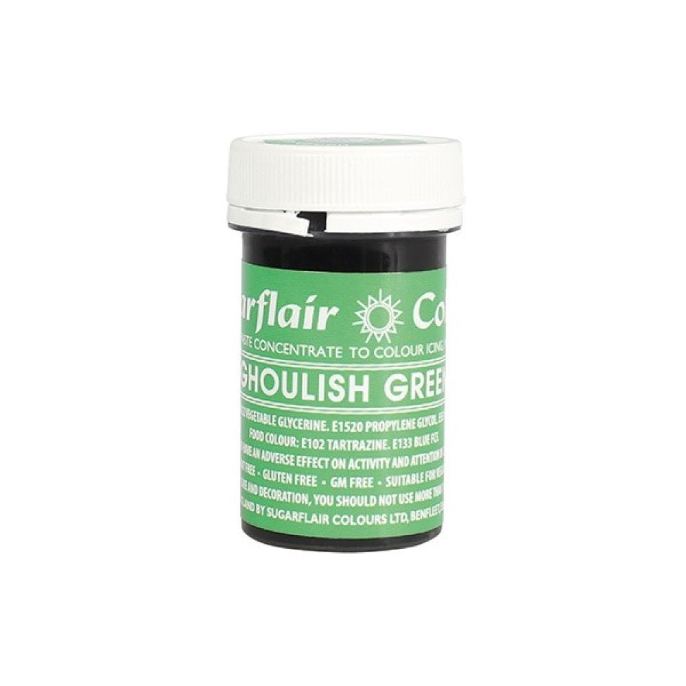Ghoulish Green - Spectral Paste Concentrate Colouring 25g - Sugarflair