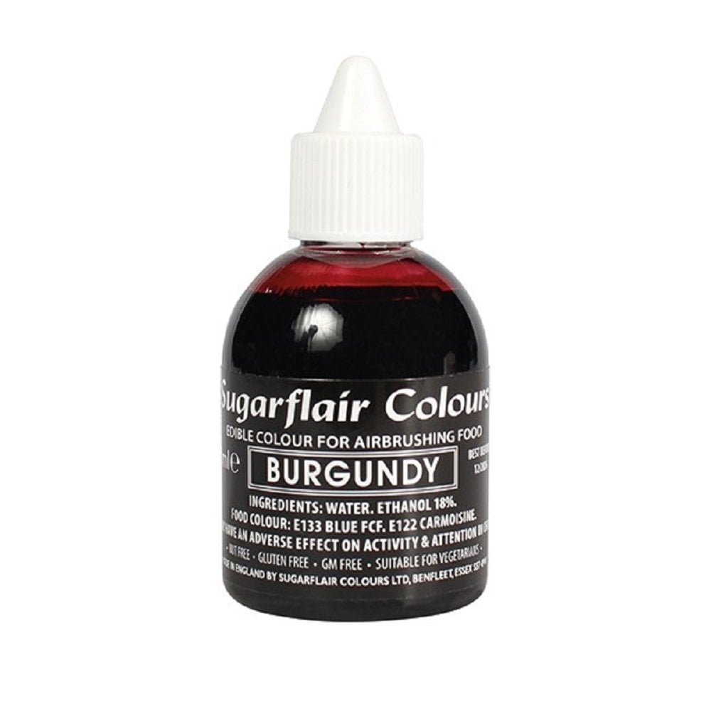 Burgundy - Airbrush Colour 60ml - Sugarflair
