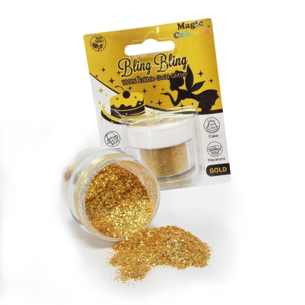 Bling Bling - Edible Glitter 10ml - Gold