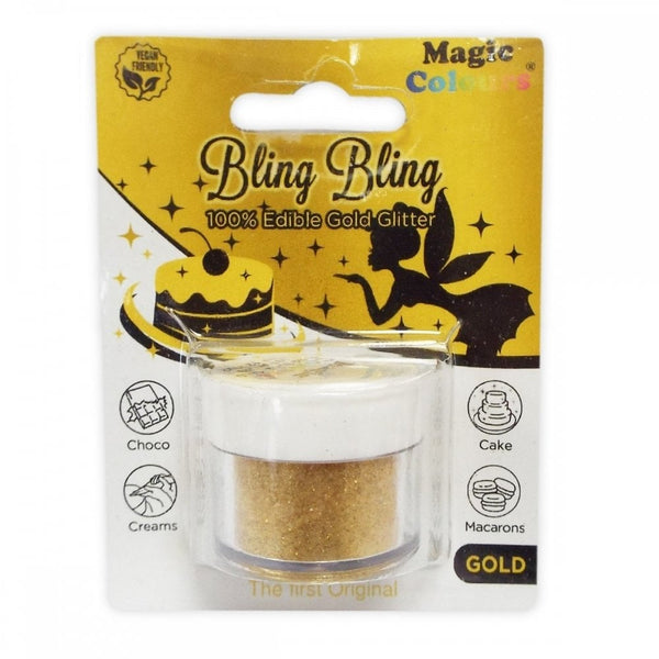 Bling Bling - Edible Glitter 10ml - Gold