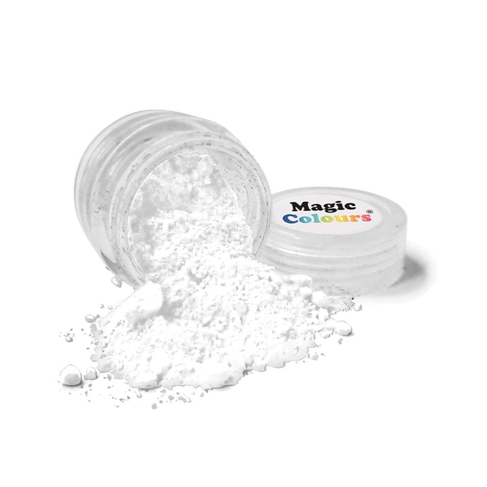 Edible Petal Dust 7ml - Pure Snow White